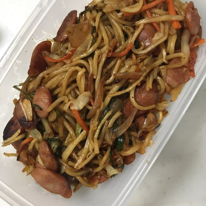 ウインナーとニラのソース焼きそば レシピ 作り方 By Xmickyx 楽天レシピ